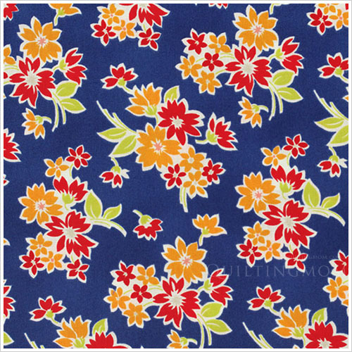 클리어런스/ 보니앤카밀 꽃무늬원단 미스케이트 M4 네이비